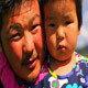 Mongolian Father Posing With His Daughter - VideoHive Item for Sale