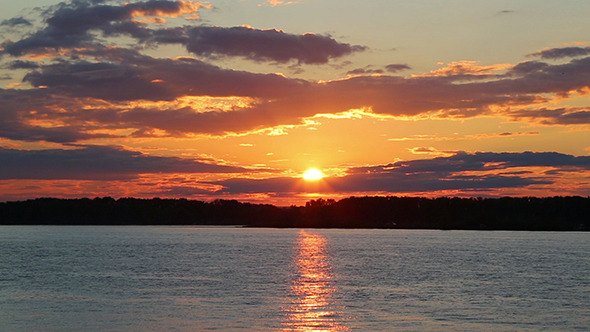 Sunset Over River alt
