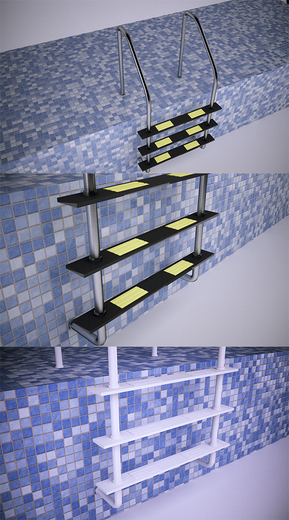 Pool Ladder (VrayC4D) - 3Docean 9957507