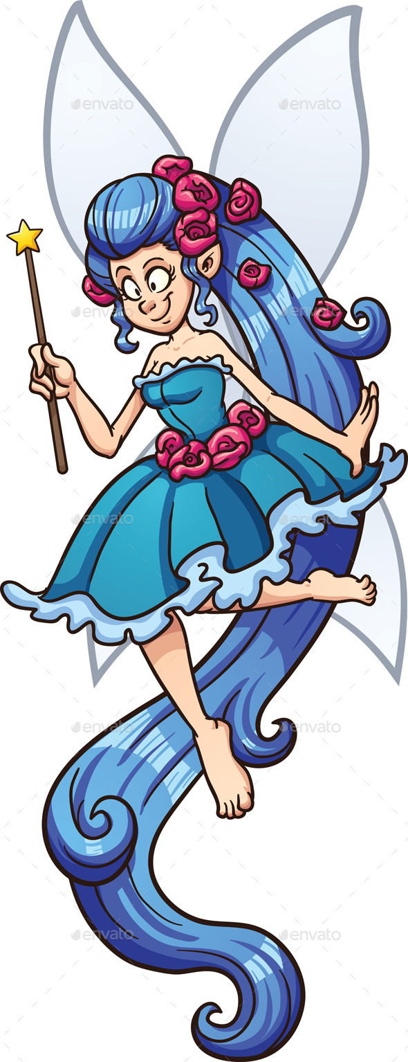 Blue Fairy - Characters Vectors