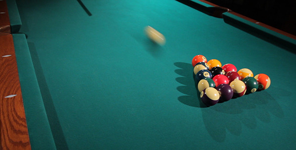 Breaking Pool Table Balls 1