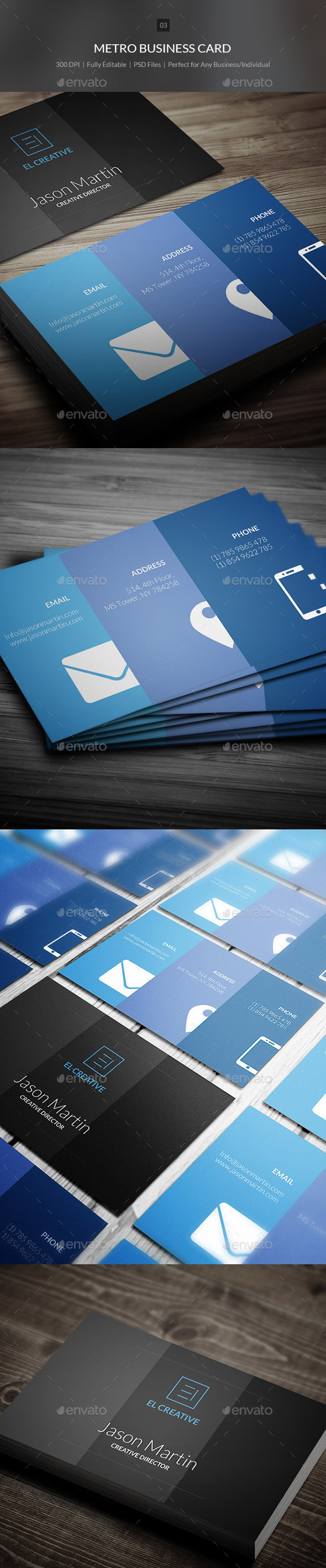 Metro Business Card - 03 - Creative Business Cards