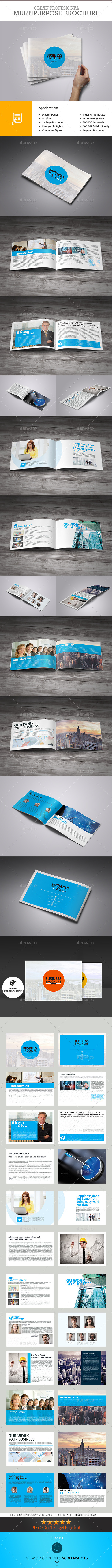 Business Plan - 24 Pages Business Brochure - Corporate Brochures