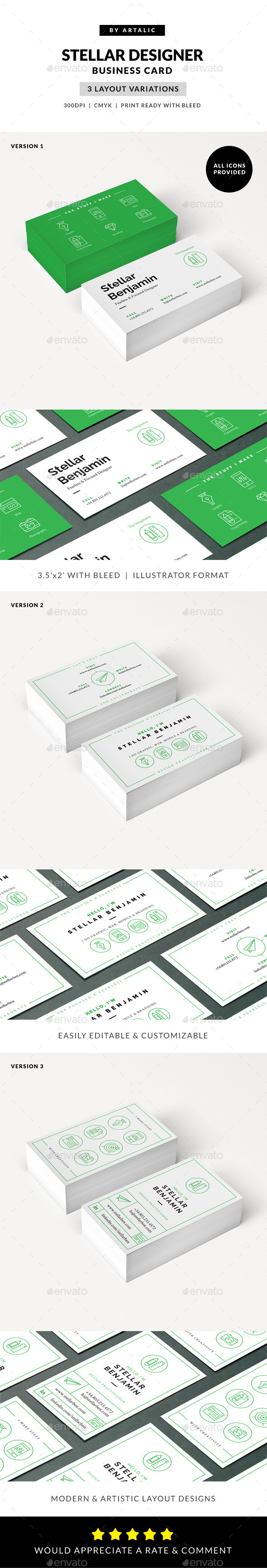 Stellar Designer Card - Creative Business Cards
