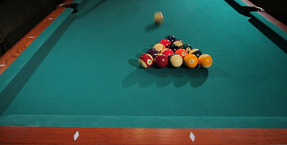 Breaking Pool Table Balls 2