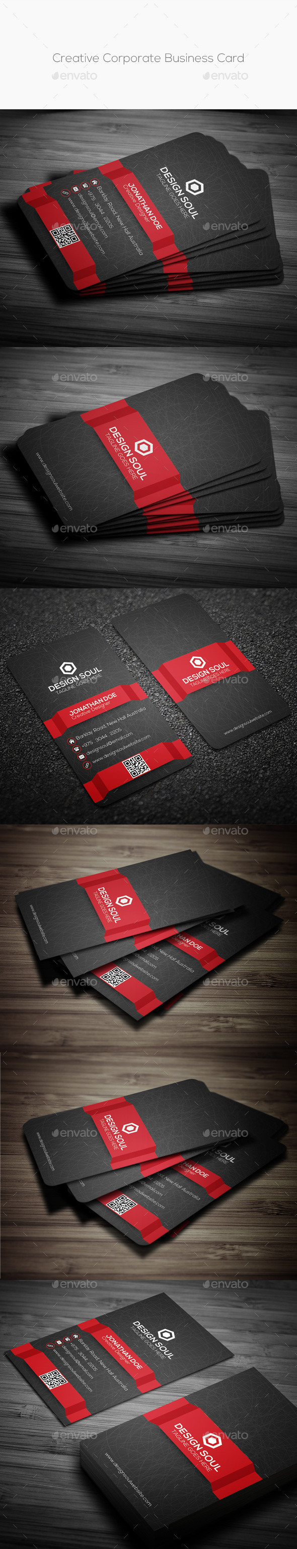 Creative Corporate Business Card - Creative Business Cards