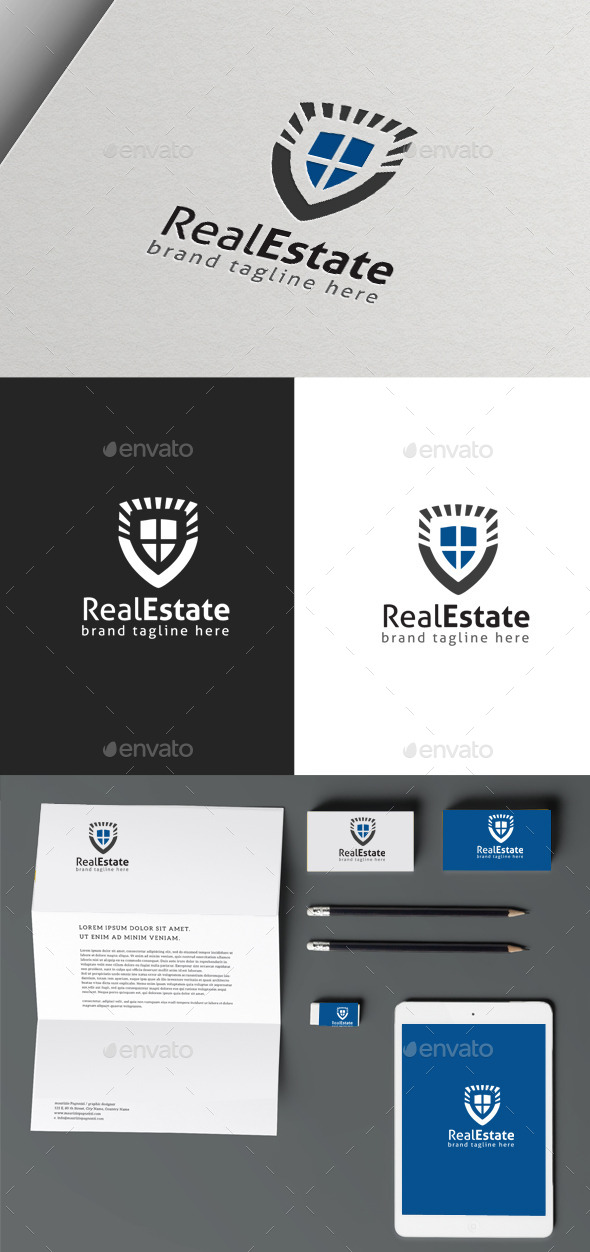 Real Estate - Buildings Logo Templates