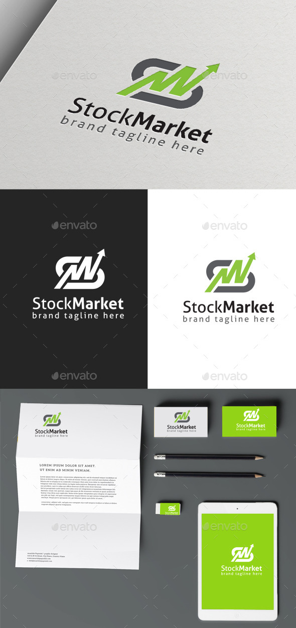 Stock Market logo - Symbols Logo Templates