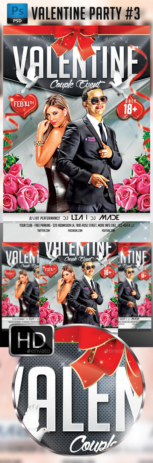 Valentines #3 - Clubs & Parties Events