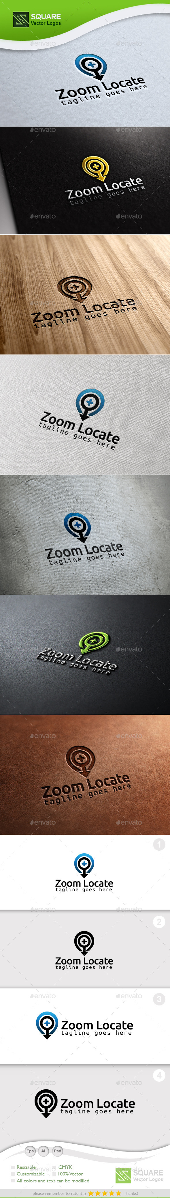 Zoom Locator Custom Logo Template - Symbols Logo Templates