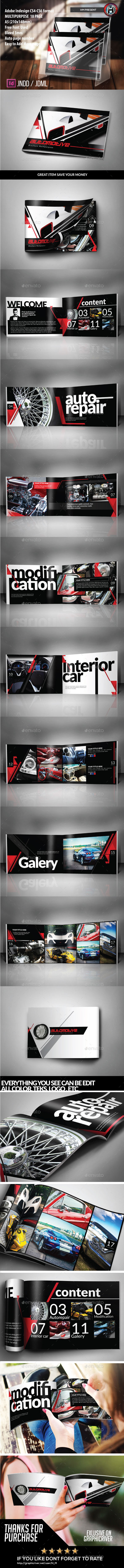 Automotive Brochure Template - Catalogs Brochures