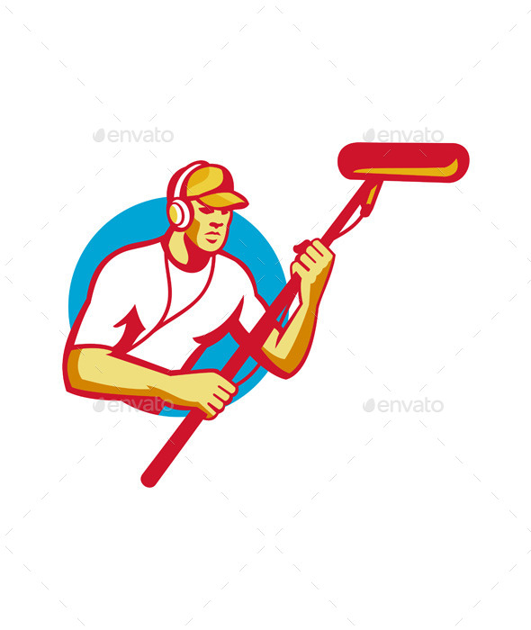 Soundman with Microphone - People Characters