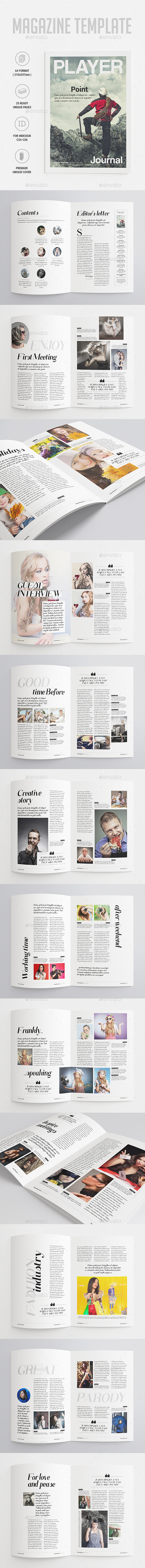 Magazine Template - Magazines Print Templates