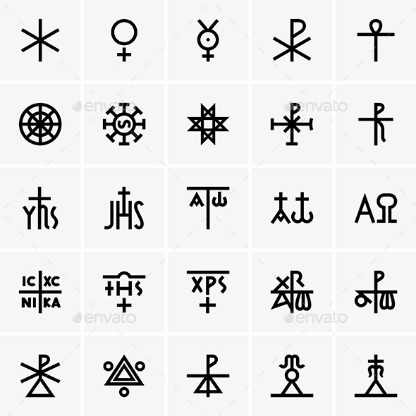 Christ Symbols - Decorative Symbols Decorative