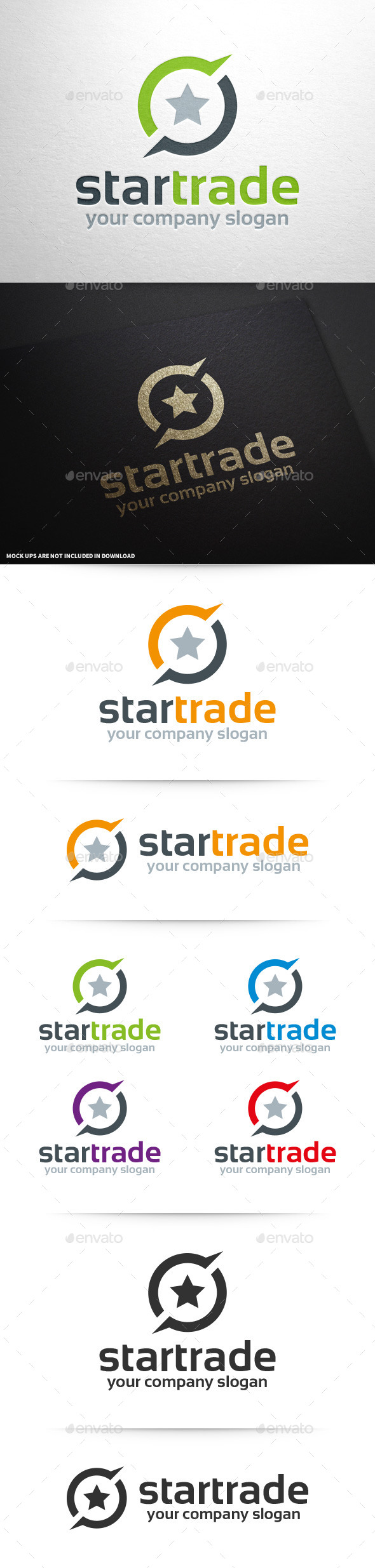 Star Trade Logo Template - Symbols Logo Templates