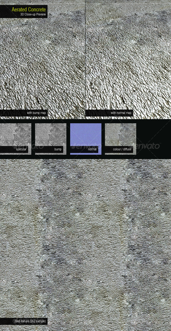 Aerated Concrete - 3Docean 125860