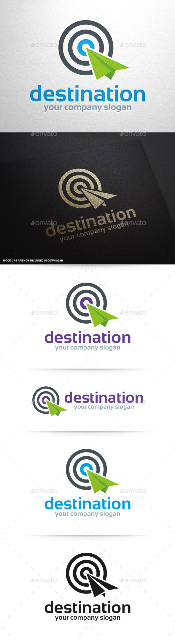 Destination Logo Template - Objects Logo Templates