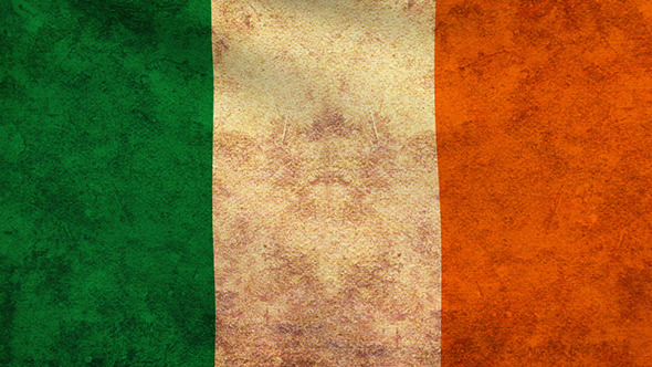 Ireland Flag 2 Pack – Grunge and Retro