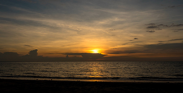 Cloudy Marine Sunset 02