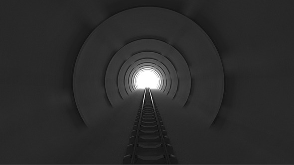Light At The End Of The Railroad Tunnel