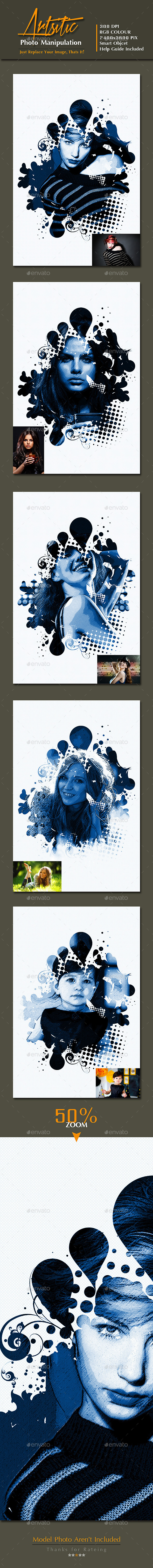 Artistic Photo Manipulation vol. 3 - Photo Templates Graphics