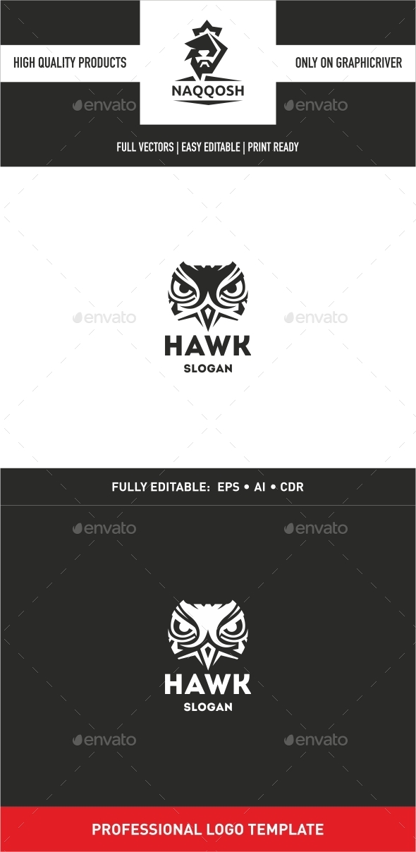 Hawk - Animals Logo Templates
