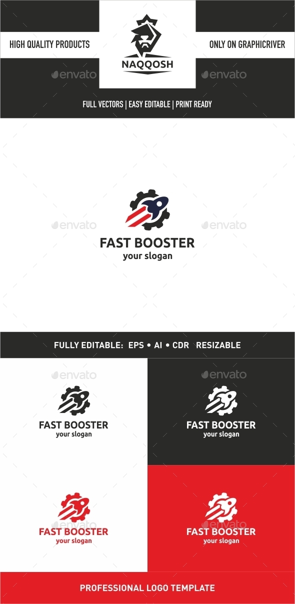 Fast Booster - Logo Templates