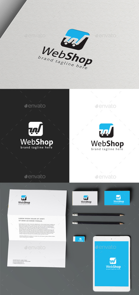 Web Shop - Symbols Logo Templates