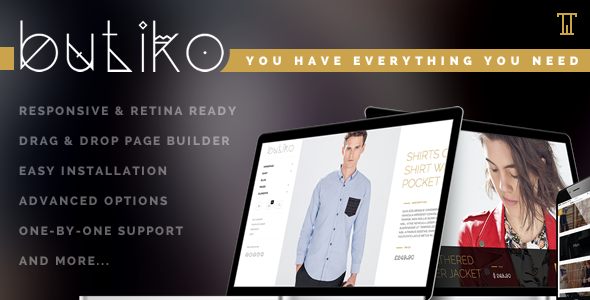 Butiko - Responsive WooCommerce Theme - WooCommerce eCommerce