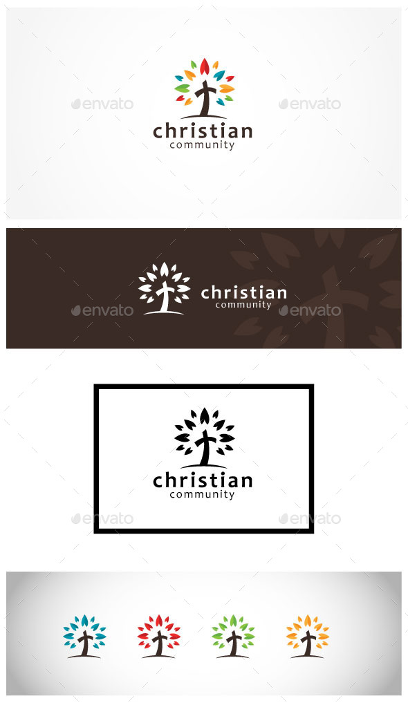 Christ Church Community - Symbols Logo Templates