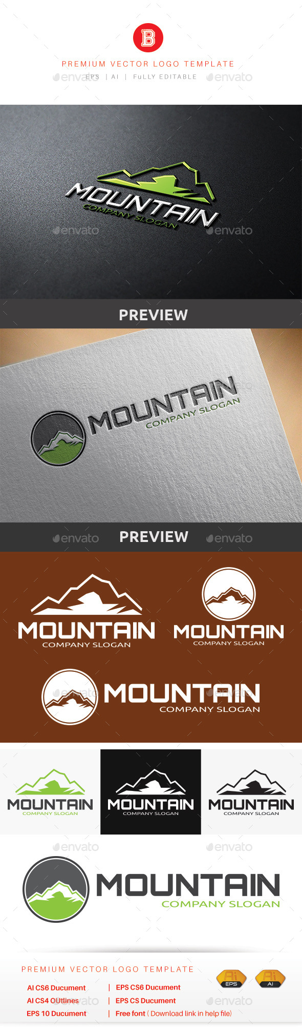 Mountain V.5 - Nature Logo Templates