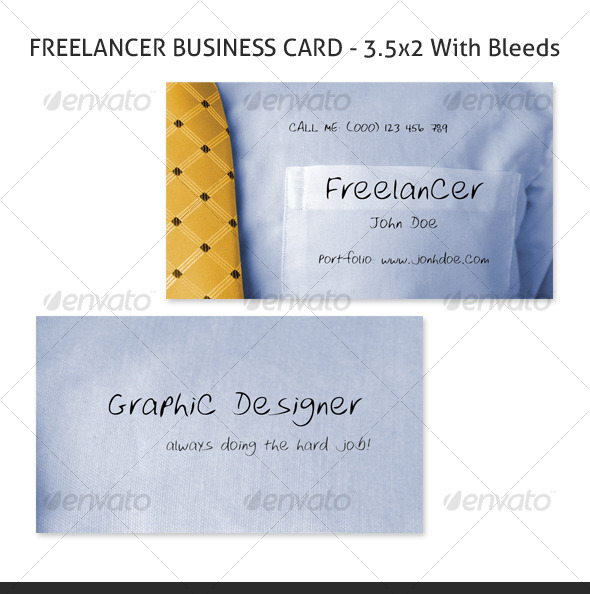 Freelancer Business Card - Industry Specific Business Cards