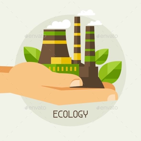 Ecology Protection Concept - Industries Business
