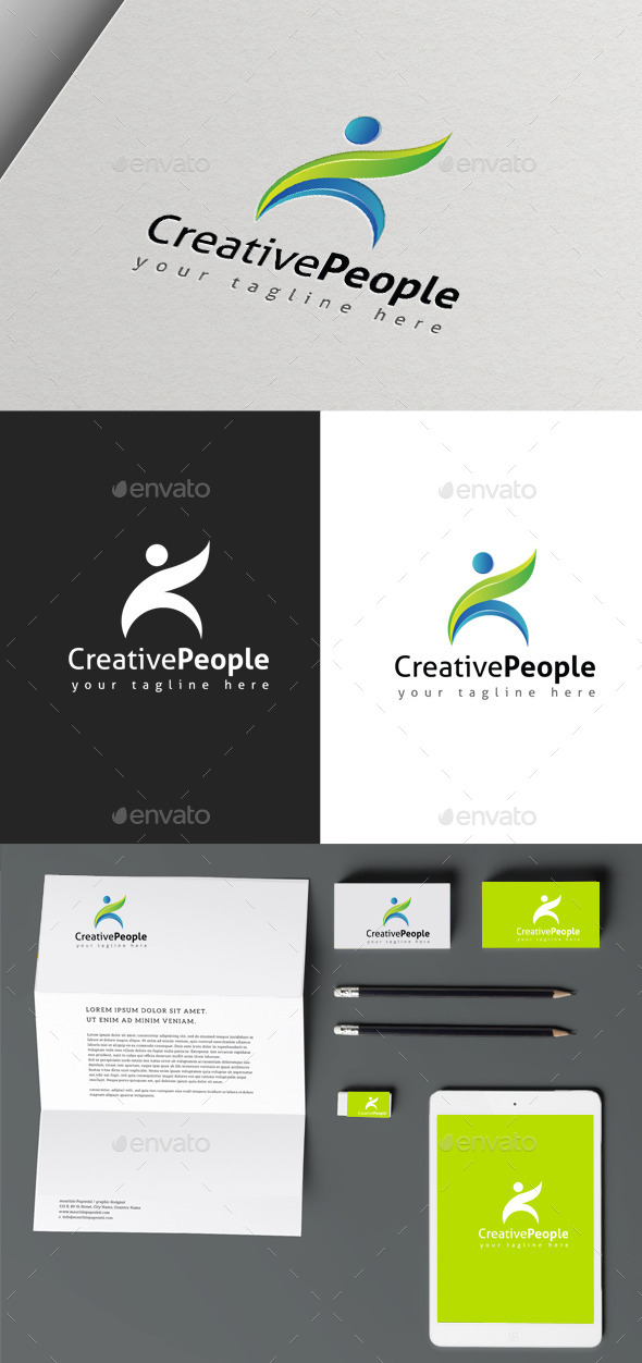 Creative People - Humans Logo Templates