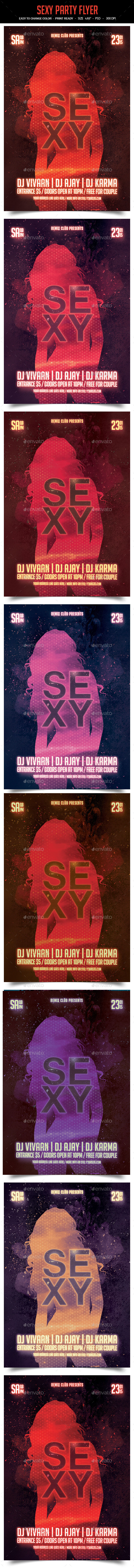 Sexy Party Flyer - Clubs & Parties Events