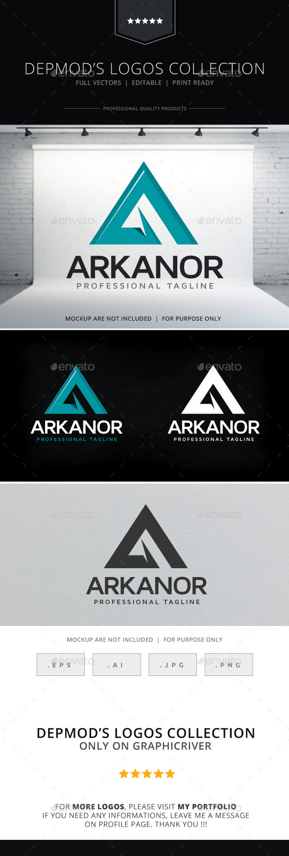 Arkanor Logo - Letters Logo Templates
