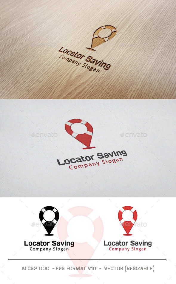 Locator Saving Logo - Symbols Logo Templates