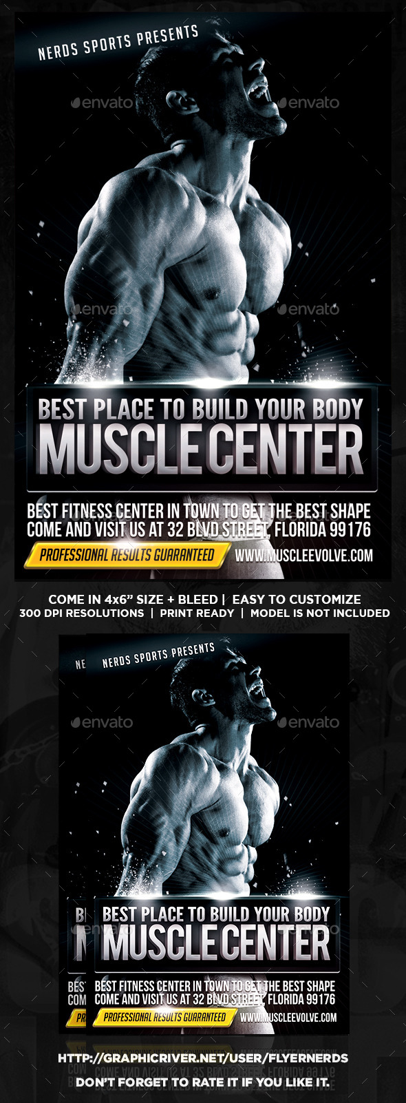 Muscle Center Sports Flyer - Sports Events