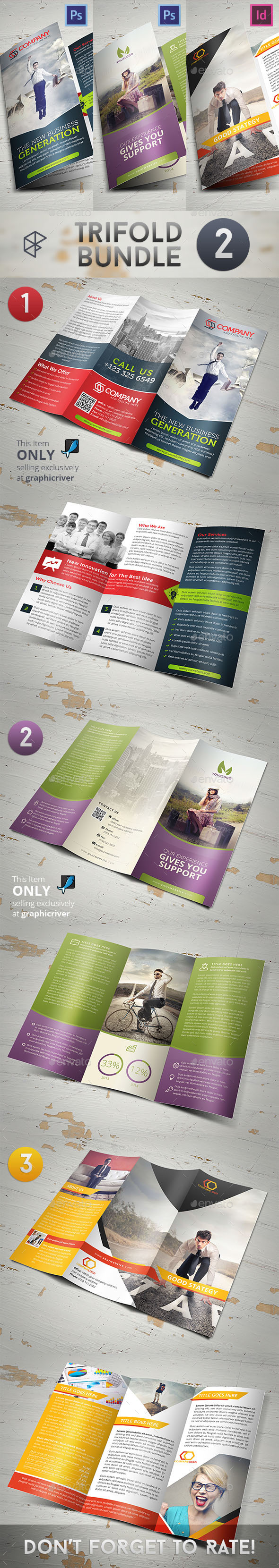 Trifold Bundle 2 - Corporate Brochures
