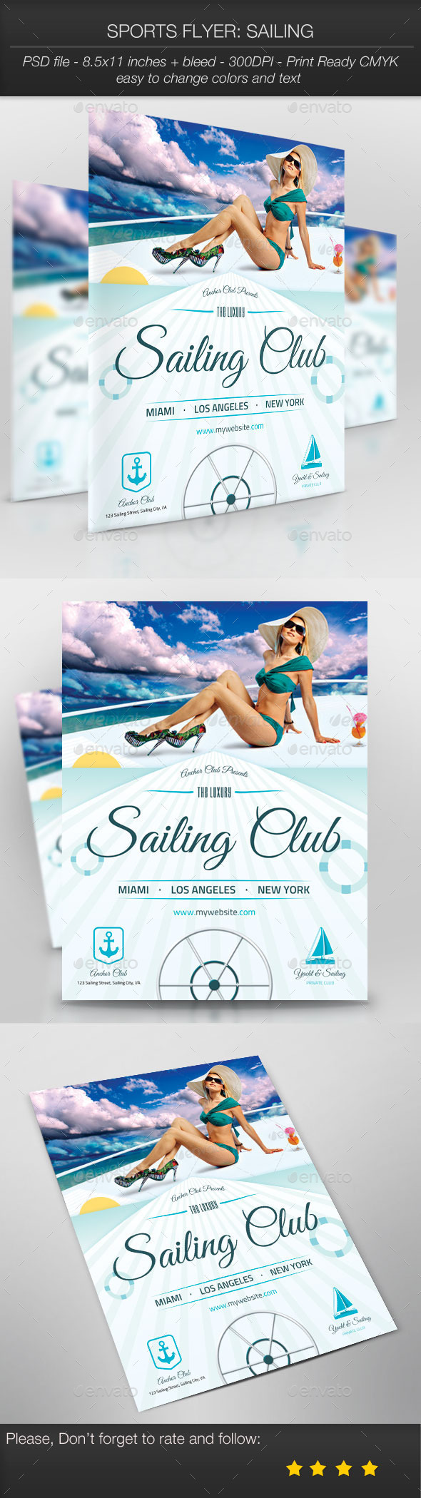 Sports Flyer: Sailing - Sports Events