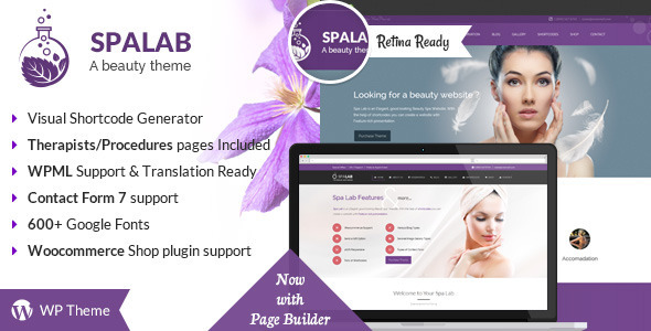 Spa Lab | Beauty Spa, Health Spa Theme 