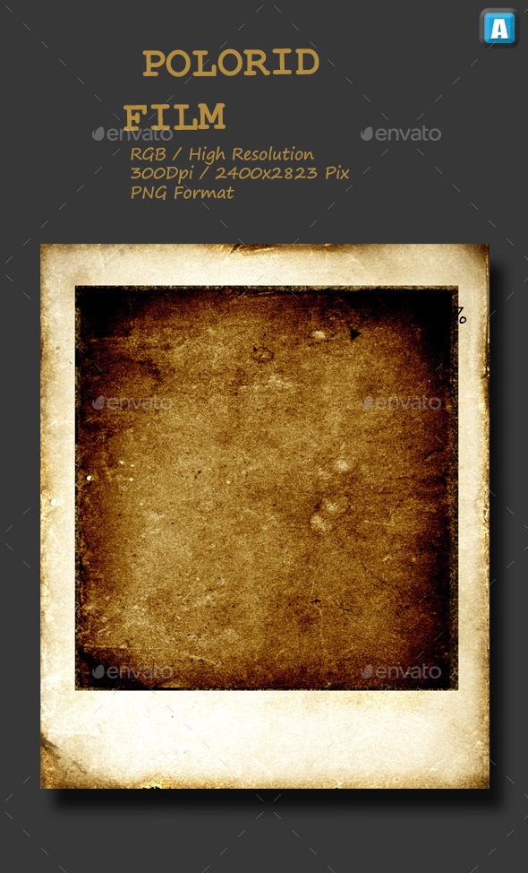 Polaroid Film 0007 - Isolated Objects