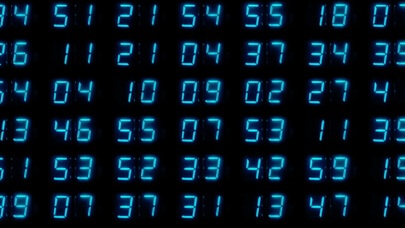 Led Time Clock Counter Videowall 8 alt