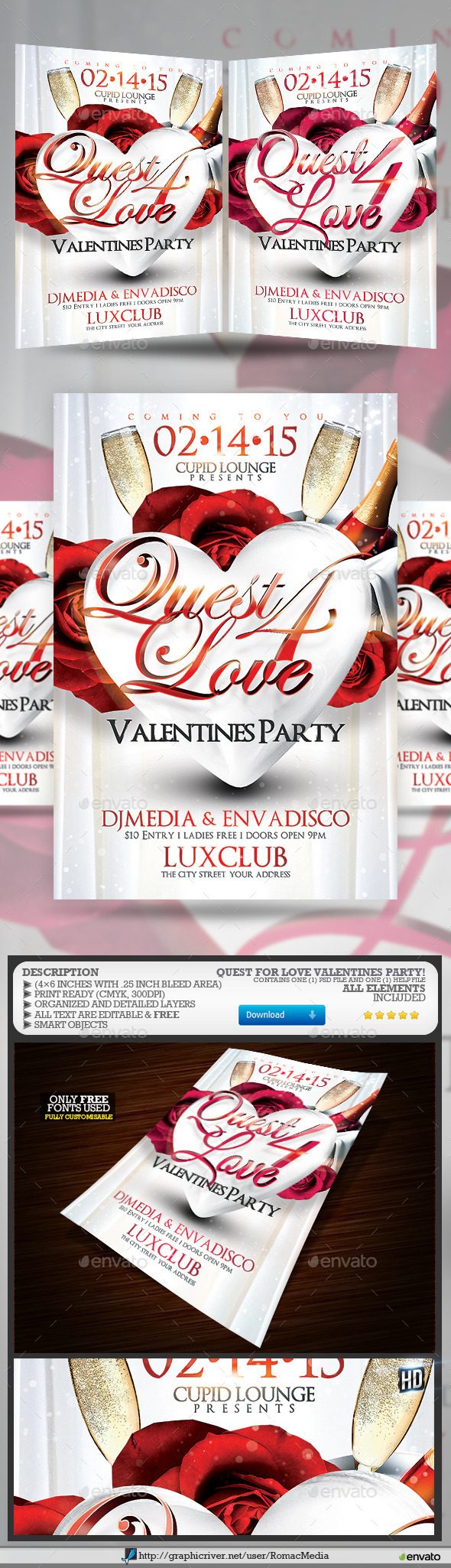 Valentines Quest for Love Party - Clubs & Parties Events