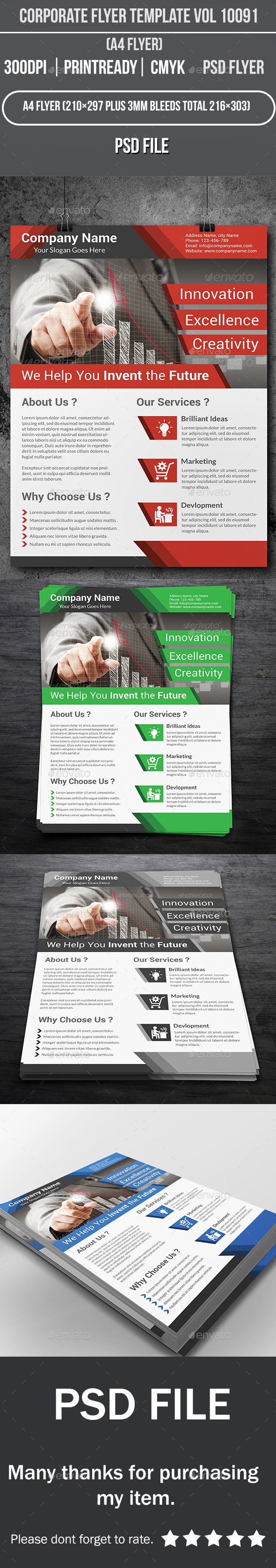 Corporate Flyer Template Vol 10091 - Corporate Flyers