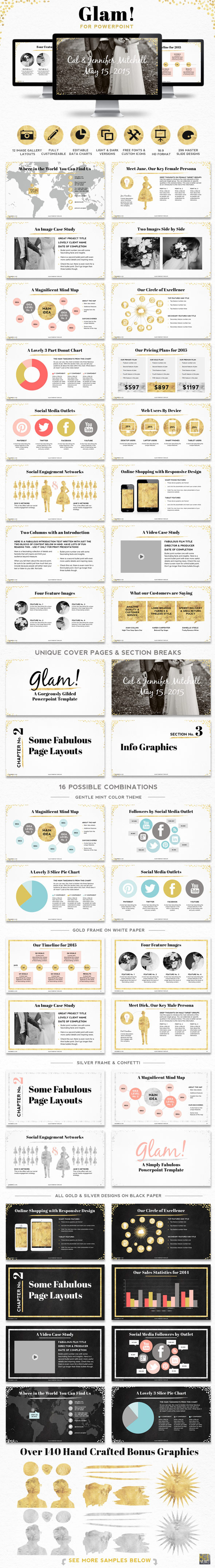 Glam! Powerpoint Presentation Template - Creative PowerPoint Templates