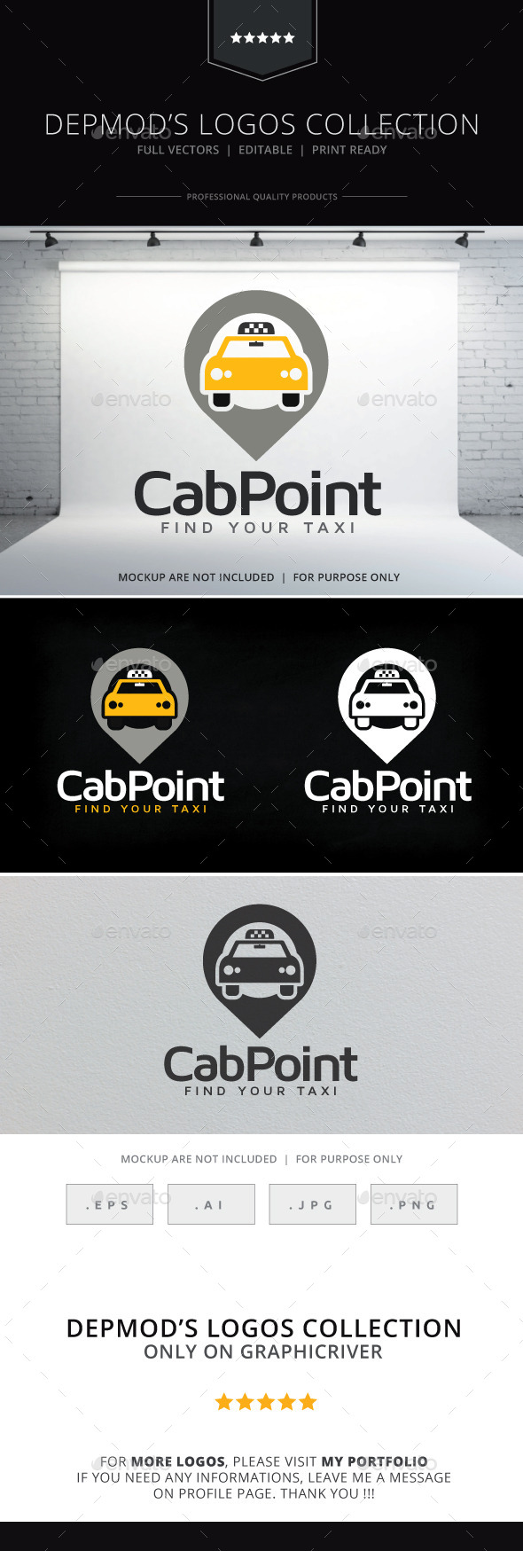 Cab Point Logo - Symbols Logo Templates