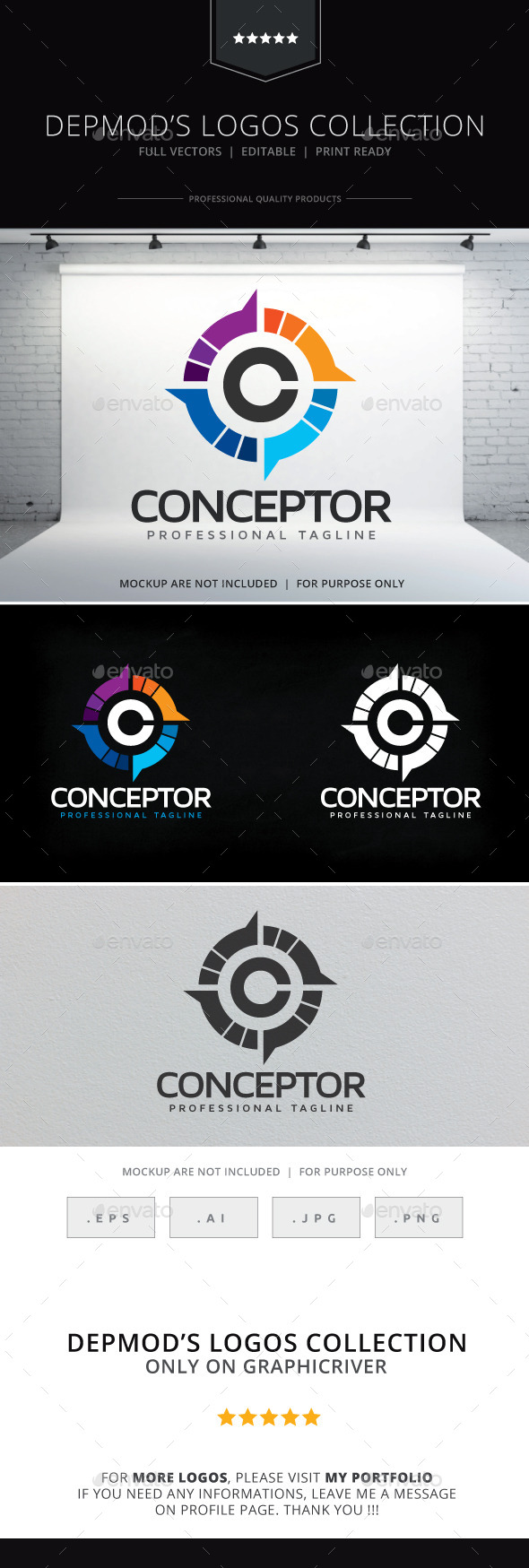 Conceptor Logo - Letters Logo Templates