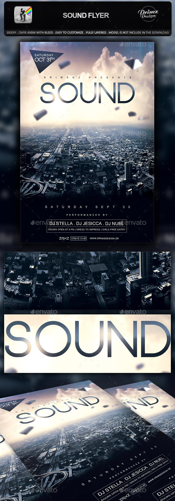 Sound Flyer - Events Flyers