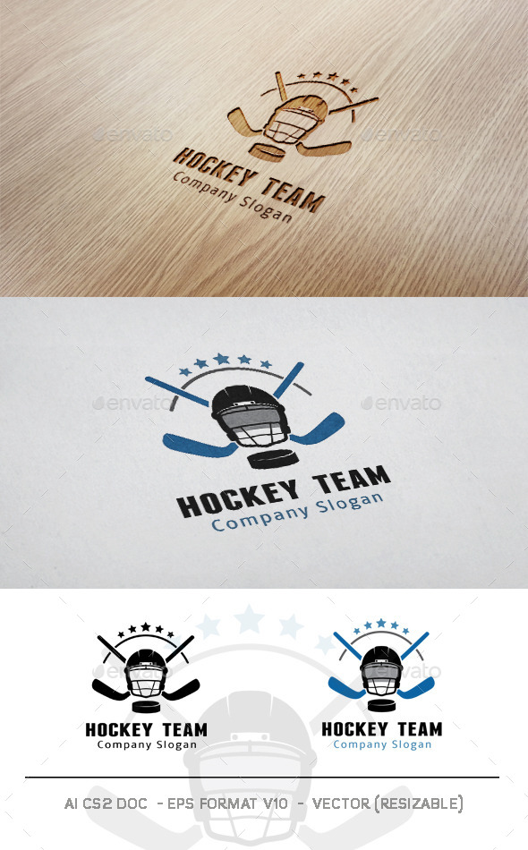 Hockey Team Logo - Objects Logo Templates